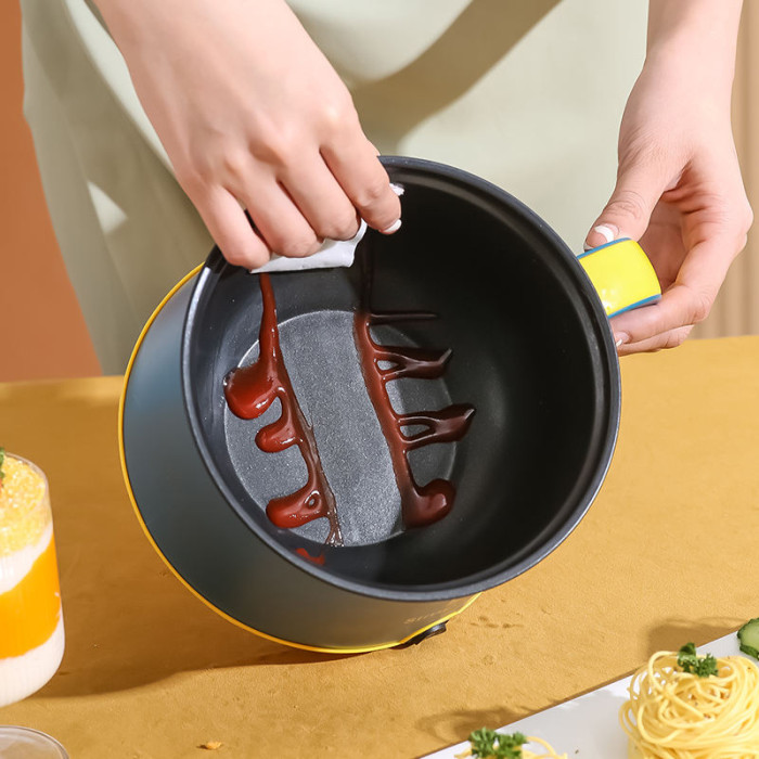 1.8L Electric Cooking Pot Stainless Steel Mini Rice Cooker| 600Watt