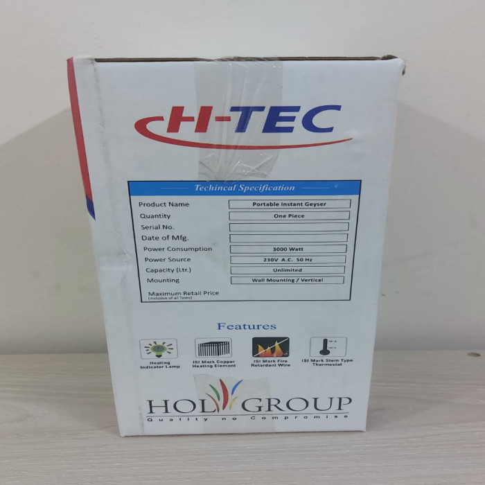 H-TEC Instant Portable Geyser 3000 watt (1 Year Warranty)