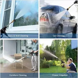 𝐄𝐥𝐞𝐜𝐭𝐫𝐢𝐜 𝐏𝐨𝐫𝐭𝐚𝐛𝐥𝐞 𝐇𝐢𝐠𝐡 𝐏𝐫𝐞𝐬𝐬𝐮𝐫𝐞 𝐖𝐚𝐭𝐞𝐫 𝐒𝐩𝐫𝐚𝐲 𝐆𝐮𝐧 𝐰𝐢𝐭𝐡 𝟐 𝐁𝐚𝐭𝐭𝐞𝐫𝐲